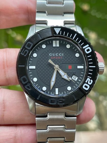 GUCCI G Timeless Sports Quartz Black Sporty Men’s Watch YA126249 รูปที่ 9