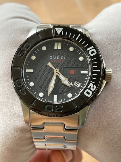 GUCCI G Timeless Sports Quartz Black Sporty Men’s Watch YA126249 รูปที่ 6