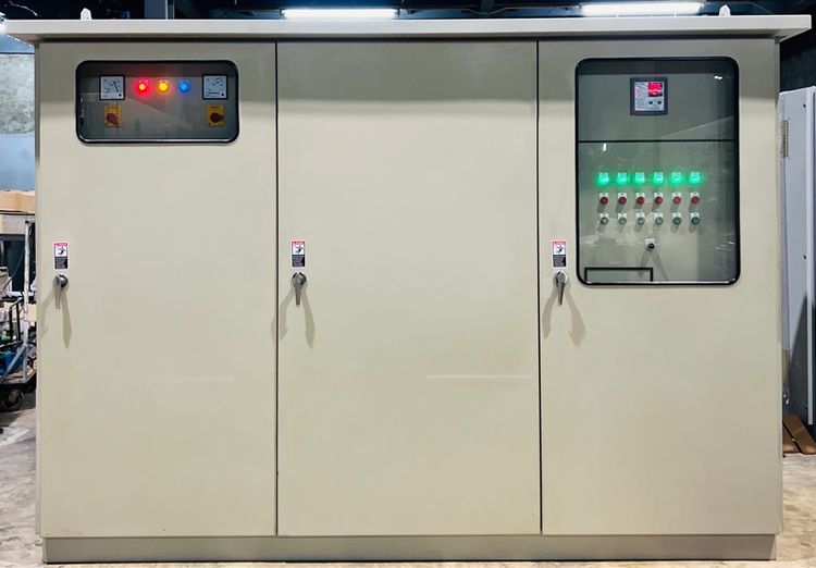 ขายตู้ Mdb Main air circuit breaker 1250A breaker ย่อย 12 ตัว พร้อมCapbank 6 step Pipat 0982641749