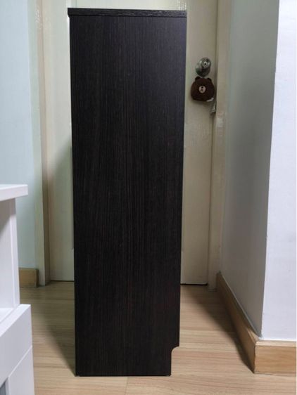 ตู้รองเท้า 2 ช่อง น้ำตาลดำ 49x28x93 รูปที่ 4