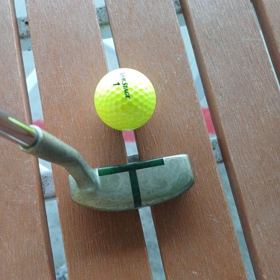 Putter face made from Jade ของหายาก ไม้เคาะลูกหน้าทำจากหยก ( Jade ) เก่าหลายสิบปีแล้ว  เป็นของ Antique และเอาไว้เล่นจริงได้ รูปที่ 10