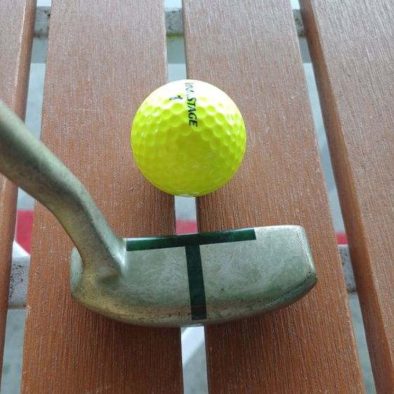 Putter face made from Jade ของหายาก ไม้เคาะลูกหน้าทำจากหยก ( Jade ) เก่าหลายสิบปีแล้ว  เป็นของ Antique และเอาไว้เล่นจริงได้ รูปที่ 15