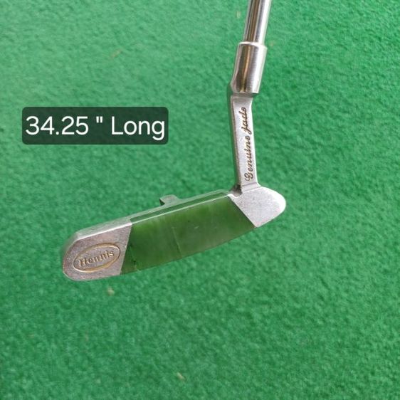 Putter face made from Jade ของหายาก ไม้เคาะลูกหน้าทำจากหยก ( Jade ) เก่าหลายสิบปีแล้ว  เป็นของ Antique และเอาไว้เล่นจริงได้ รูปที่ 8