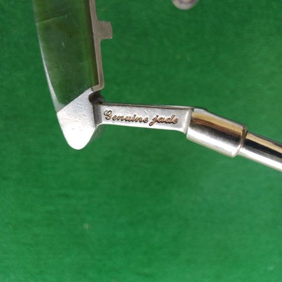 Putter face made from Jade ของหายาก ไม้เคาะลูกหน้าทำจากหยก ( Jade ) เก่าหลายสิบปีแล้ว  เป็นของ Antique และเอาไว้เล่นจริงได้ รูปที่ 6