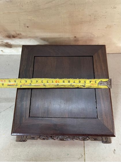 กี่ ไม้แกะสลัก ลาย 4 สัตว์จตุรเทพสะสม C24 รูปที่ 16