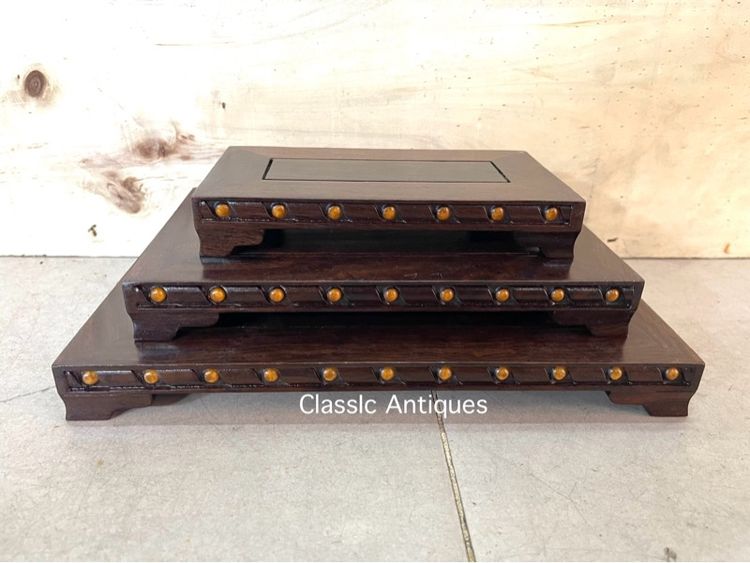 กี่ ไม้แกะสลักสะสม C25 รูปที่ 2