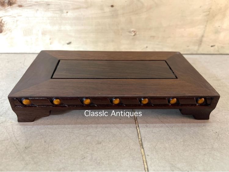 กี่ ไม้แกะสลักสะสม C25 รูปที่ 11