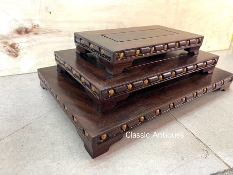 กี่ ไม้แกะสลักสะสม C25