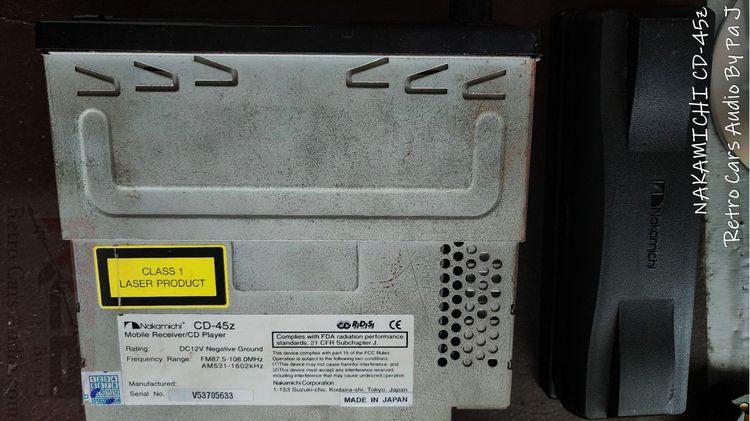 CD-45z  นากามิชิ เครื่องเสียง รูปที่ 3
