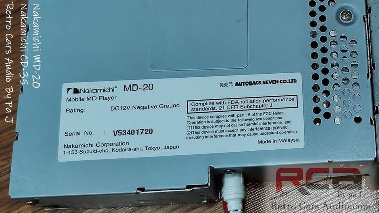 NAKAMICHI CD-35 รูปที่ 6