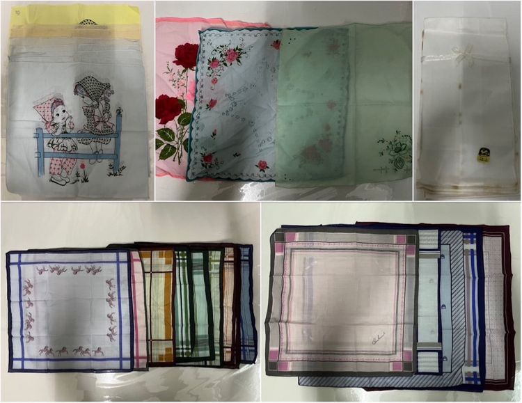 อื่นๆ ผ้าเช็ดหน้ารุ่นเก่า ของใหม่ หลายแบบ