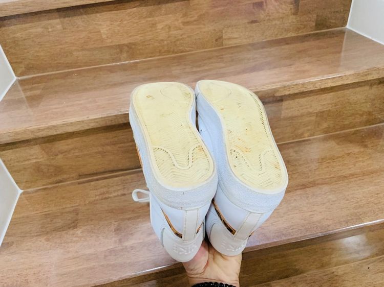 รองเท้า NIKE โลโก้เป็นหนังลายเสือ แท้ 💯 เบอร์ 38 JP 25 cm คนเท้า 24.5-25.5 cm ใส่ได้ สภาพดีมาก พื้นเต็ม ทรงสวย ดีเทลดี หายากน่าสะสมครับ รูปที่ 6