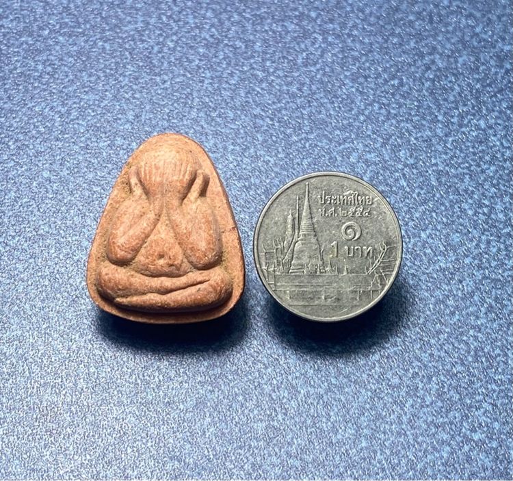 พระปิดตาเนื้อผง หลวงพ่อแดง หลังยันต์  วัดอินทาราม  สมุทรสงคราม  รุ่นรวยล้นเหลือ เนื้อผงพุทธคุณผสมผงตะไบ     P 644 รูปที่ 4