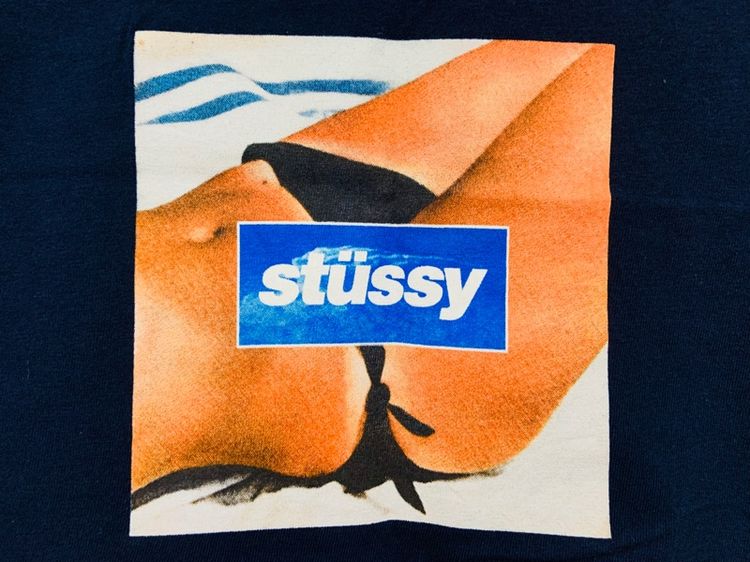เสื้อยืด STUSSY แท้ 💯 size M ขนาด อก 20.5-21 ยาว 28.5 นิ้ว สภาพใหม่มาก สีกรมเข้ม ลายสวย เนื้อผ้านิ่มมาก หายากน่าสะสมครับ รูปที่ 2