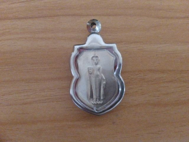 หลวงพ่อธรรมจักร วัดธรรมามูล แท้ ปี2556 อัลปาก้า เสริมโชคลาภ เมตตามหานิยมแคล้วคลาดปลอดภัย