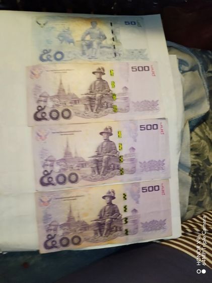 ธนบัตร​ในหลวง​ร​9​ฉบับ​ละ500​บาท รูปที่ 2