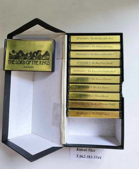 ชุดเทปคาสเซ็ทเสียง THE LORD OF THE RINGS ของสะสม ผลิดโดย BBC รูปที่ 5