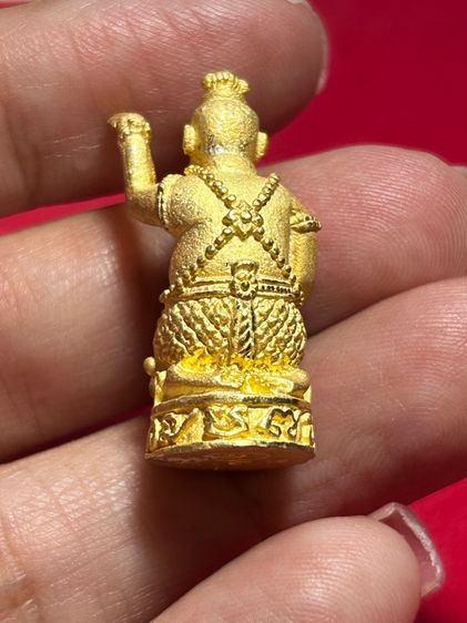 กุมารทอง ก้นฝังตะกรุดอุดผงและเส้นเกษา รุ่นเพิ่มทรัพย์เพิ่มสุข หลวงปู่หงษ์ พรหมปัญโญ วัดเพชรบุรี จ.สุรินทร์ ปี 2553 เนื้อกะไหล่ทอง  รูปที่ 6