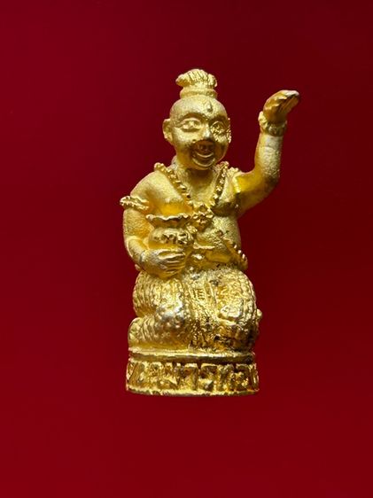 กุมารทอง ก้นฝังตะกรุดอุดผงและเส้นเกษา รุ่นเพิ่มทรัพย์เพิ่มสุข หลวงปู่หงษ์ พรหมปัญโญ วัดเพชรบุรี จ.สุรินทร์ ปี 2553 เนื้อกะไหล่ทอง  รูปที่ 2