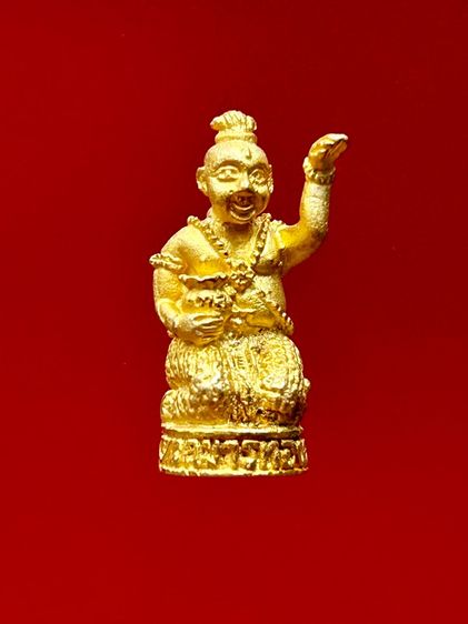 กุมารทอง ก้นฝังตะกรุดอุดผงและเส้นเกษา รุ่นเพิ่มทรัพย์เพิ่มสุข หลวงปู่หงษ์ พรหมปัญโญ วัดเพชรบุรี จ.สุรินทร์ ปี 2553 เนื้อกะไหล่ทอง  รูปที่ 3