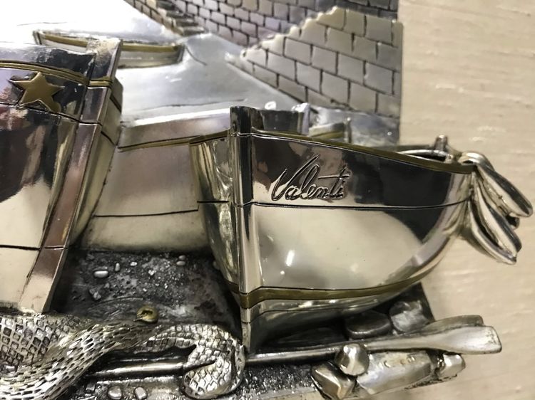 รูปภาพติดผนัง ของศิลปิน Valenti  ประเทศ ITALY เป็นงาน hand made จาก Silver Plate 3D  รูปที่ 5