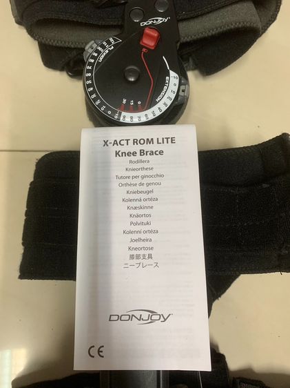 อุปกรณ์ประคองข้อเข่าแบบปรับมุมได้ รุ่น X-ACT ROM Lite ของ DJO ประเทศ USA รูปที่ 6