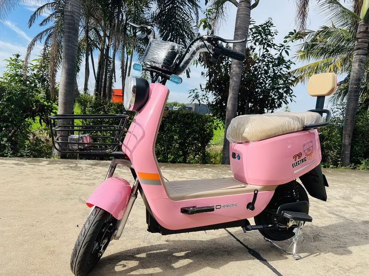 จักรยานไฟฟ้า TD500 2024 รุ่นล่ามาใหม่  ดีไซน์สวยงาม สีสวยสดุดตาน่าใช้  •	มอเตอร์ 500 W. •	แบตเตอรี่ 48V 12AH(ลิเธี่ยม) •	ระบบเกียร์ อัตโนมัต รูปที่ 8