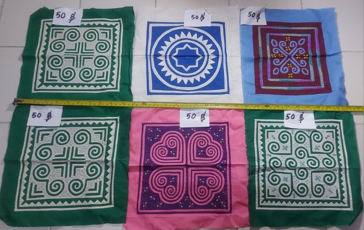 248 ผ้าปักชาวเขา, ผ้าปักด้นมือชาวเขา, ผ้าด้นมือ รูปที่ 8