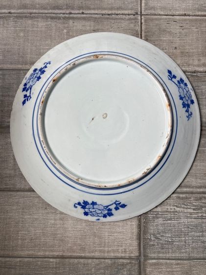 จานกระเบื้องลายครามโบราณ รูปที่ 2