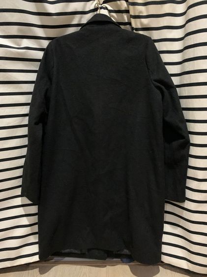  เสื้อ OverCoat โค้ท สีดำ กันหนาว กันลม ยาวบุซับใน มีซับใน หนาอุ่น ใส่กันลม ไม่หนัก  Oversize  ซืัอจากญี่ปุ่น แบรนด์ ญี่ปุ่น spray premium รูปที่ 2