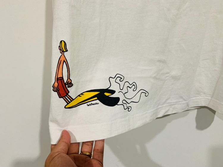 เสื้อยืด SURF DAY’S กระเป๋าอกซ้าย แท้ 💯 size L ขนาด อก 21 ยาว 27.5 นิ้ว สภาพดีมาก ดีเทลสวย เนื้อผ้าบางนิ่มใส่สบาย หายากน่าสะสมครับ รูปที่ 5