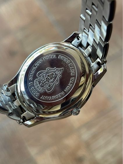 Gucci 5500M Watch Quartz Women's Black Dial Date Swiss Made Vintage รูปที่ 3