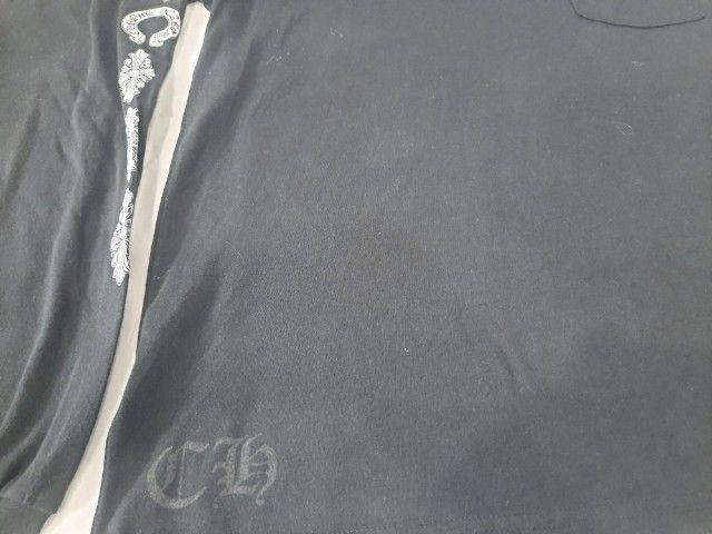 ขอขายเสื้อทีเชิ้ตแขนยาวแบรนด์เนมของยี่ห้อ Chrome heart สีดำ ไซส์ L made in USA แท้ รูปที่ 6