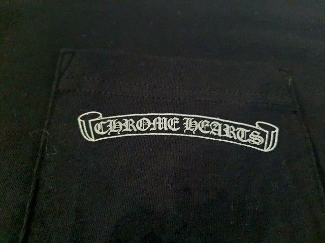 ขอขายเสื้อทีเชิ้ตแขนยาวแบรนด์เนมของยี่ห้อ Chrome heart สีดำ ไซส์ L made in USA แท้ รูปที่ 4