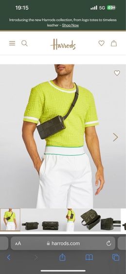 ไม่ระบุ ดำ หนังแท้ อื่นๆ กระเป๋าคาดอกของBottega 💯📌📌