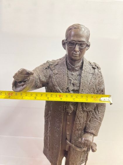 รูปปั้น เสด็จพ่อ ร.9 ทรงยืนทองเหลืองA2 รูปที่ 13