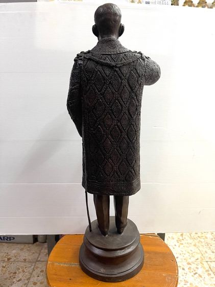 รูปปั้น เสด็จพ่อ ร.9 ทรงยืนทองเหลืองA2 รูปที่ 8