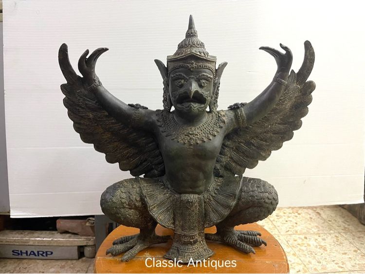 พญาครุฑ ทองเหลืองใหญ่ B8 รูปที่ 2