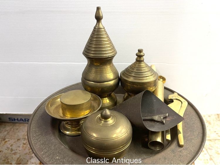 เชี่ยนหมาก ทองเหลือง สะสมA2 รูปที่ 6