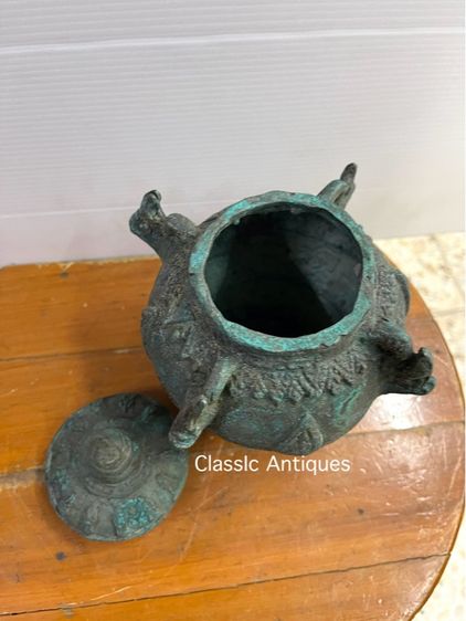 โถ น้ำมนต์ ทองเหลืองสะสม รูปที่ 7