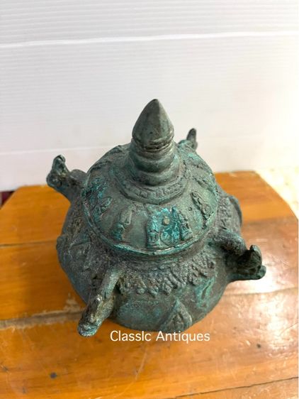 โถ น้ำมนต์ ทองเหลืองสะสม รูปที่ 6