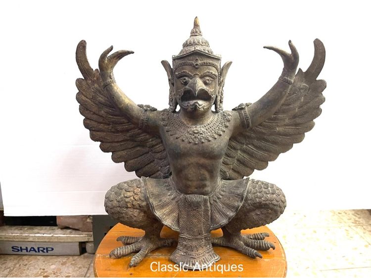 พญาครุฑ ทองเหลืองใหญ่ B6 รูปที่ 2