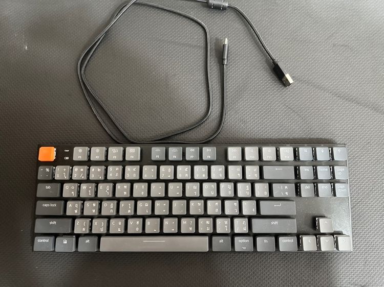 เม้าส์ และคีย์บอร์ด Keyboard keychron mechanical K1 แบบบาง เบา ทน ใช้งานดี