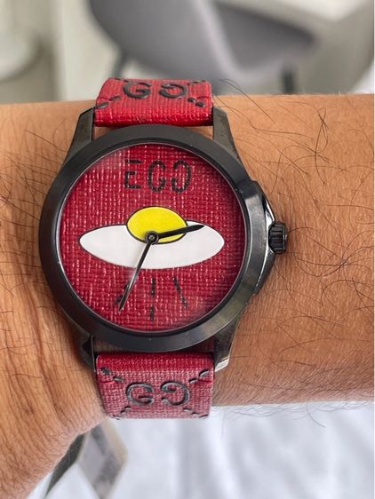 GUCCI G-Timeless UGO Egg Watch Swiss Quartz Original YA1264023 รูปที่ 13