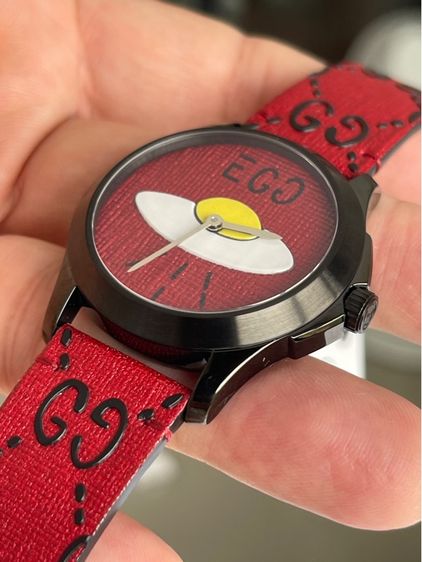 GUCCI G-Timeless UGO Egg Watch Swiss Quartz Original YA1264023 รูปที่ 10