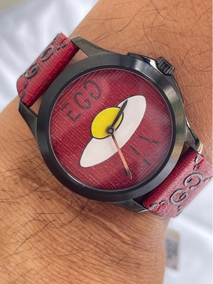 GUCCI G-Timeless UGO Egg Watch Swiss Quartz Original YA1264023 รูปที่ 17