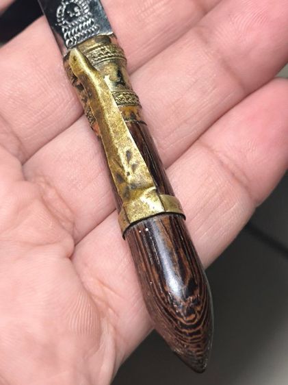 มีดหลวงพ่อบุญมี วัดเขาสมอคอน ด้ามไม้ ฝัก ง. รูปที่ 6