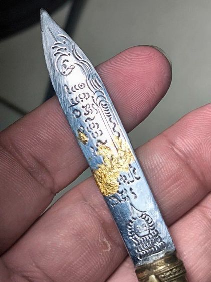 มีดหลวงพ่อบุญมี วัดเขาสมอคอน ด้ามไม้ ฝัก ง. รูปที่ 5