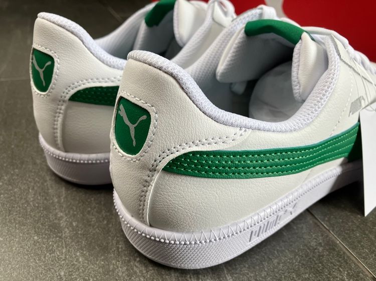   รองเท้าผ้าใบ PUMA รุ่นยอดนิยม รุ่น Smash L White Green สีขาว-เขียวของแท้ UK9.5 US10.5 EUR44 28.5cm. และ UK9 US10 EUR43 28cm. ของใหม่  รูปที่ 11