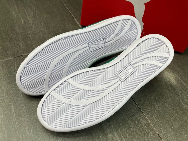   รองเท้าผ้าใบ PUMA รุ่นยอดนิยม รุ่น Smash L White Green สีขาว-เขียวของแท้ UK9.5 US10.5 EUR44 28.5cm. และ UK9 US10 EUR43 28cm. ของใหม่  รูปที่ 8